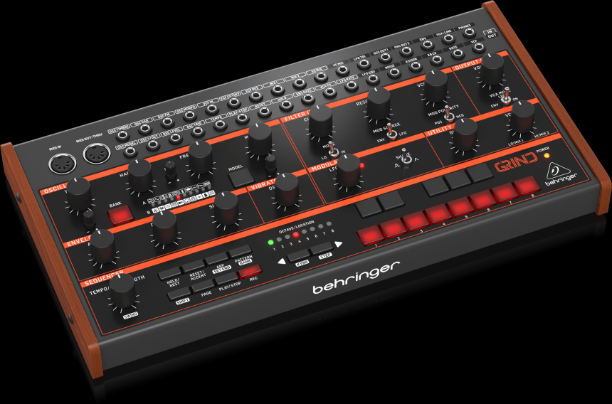 Behringer Grind, un 'brains' autónomo en un sinte analógico